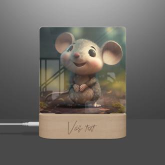 Detská lampička Roztomilá animovaná myška 1