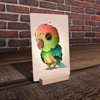 Akrylové sklo Kreslený papagáj