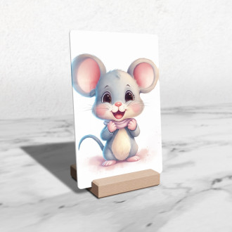 Akrylové sklo Kreslená Myška
