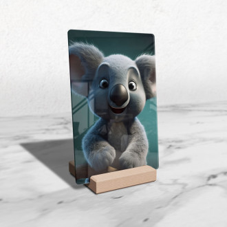 Akrylové sklo Roztomilá animovaná koala