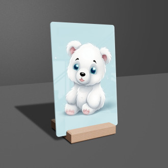 Akrylové sklo Kreslený Ľadový Medveď