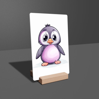 Akrylové sklo Kreslený Tučniak