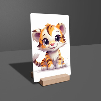 Akrylové sklo Kreslený Tiger