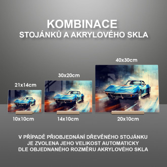 Akrylové sklo Chevrolet Corvette Stingra