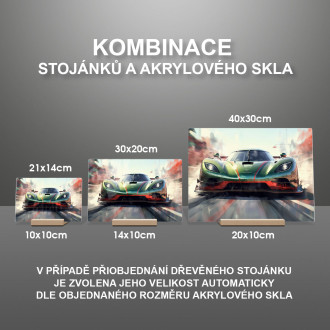 Akrylové sklo Koenigsegg Jesko