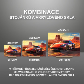 Akrylové sklo Porsche 718 Cayman T