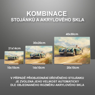 Akrylové sklo Jaguar XK120