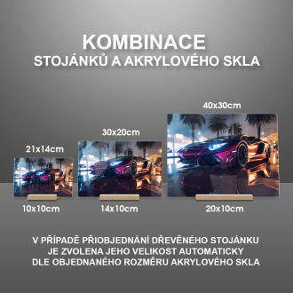 Akrylové sklo Lamborghini Aventador