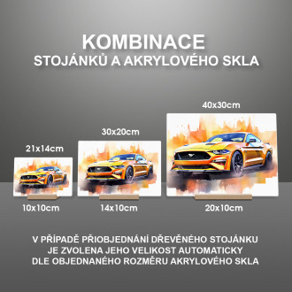 Akrylové sklo Ford Mustang GT