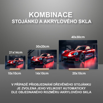 Akrylové sklo Porsche Taycan 1