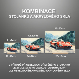 Akrylové sklo Ferrari 280 GTO