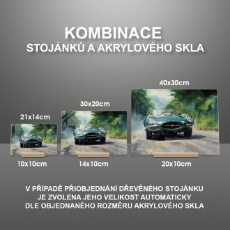 Akrylové sklo Jaguar XKSS