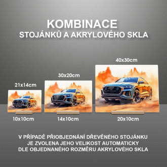 Akrylové sklo Audi RS Q8