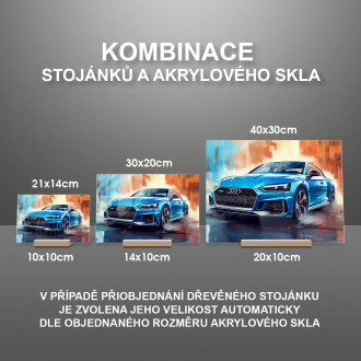 Akrylové sklo Audi RS5