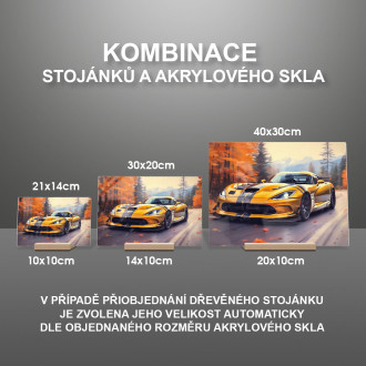 Akrylové sklo Dodge Viper