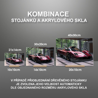 Akrylové sklo Pagani Zonda C12 1