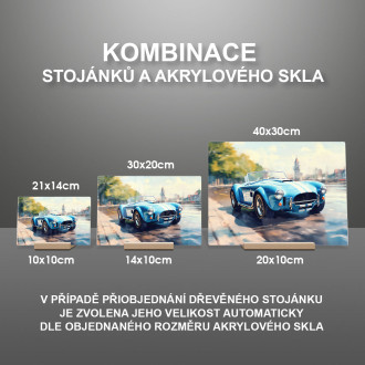 Akrylové sklo Shelby Cobra