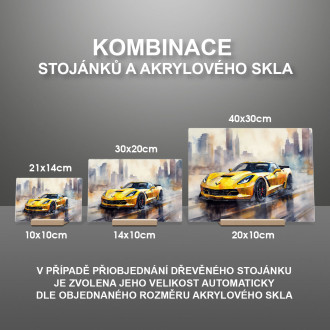 Akrylové sklo Chevrolet Corvette Z06 1