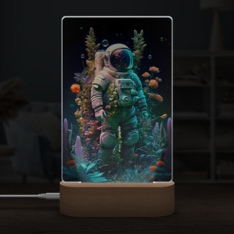 Lampa Astronaut pod vodou
