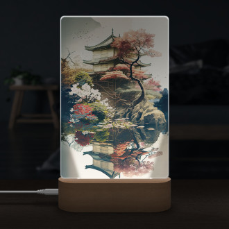 Lampa Japonská dioráma
