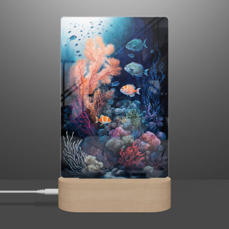 Lampa Podmorská scenéria Koralový útes