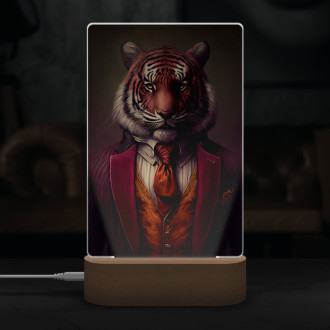 Lampa Tiger v obleku