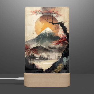 Lampa Západ slnka nad japonskom