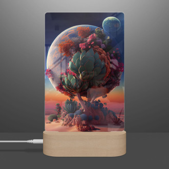 Lampa Vesmírna príroda - púštny strom