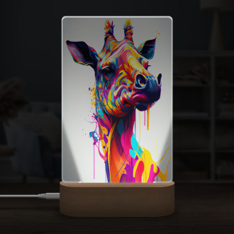 Lampa Žirafa vo farbách