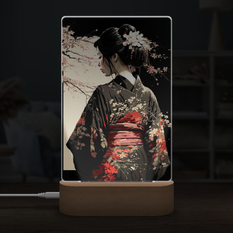 Lampa Japonské dievča v kimone 2