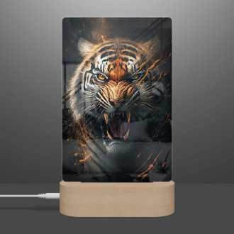 Lampa Rozzúrený tiger