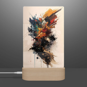 Lampa Moderné umenie - farebná abstrakcia 1
