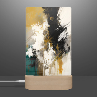 Lampa Moderné umenie - farebný mramor 1