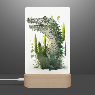 Lampa Prírodný krokodíl