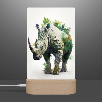 Lampa Prírodný nosorožec