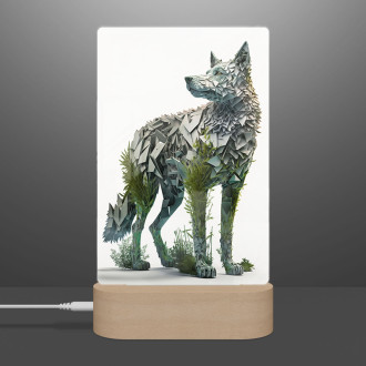 Lampa Prírodný vlk