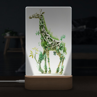 Lampa Prírodná žirafa