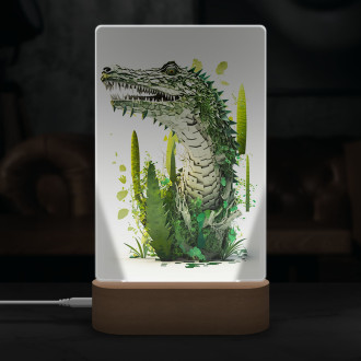 Lampa Prírodný krokodíl