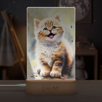 Lampa Akvarelová mačka
