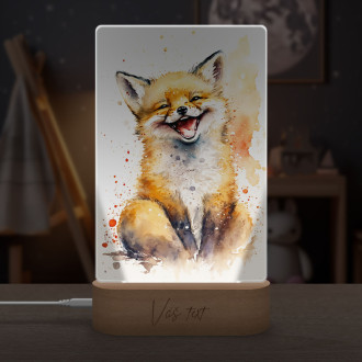 Lampa Akvarelová líška