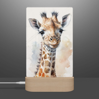 Lampa Akvarelová žirafa