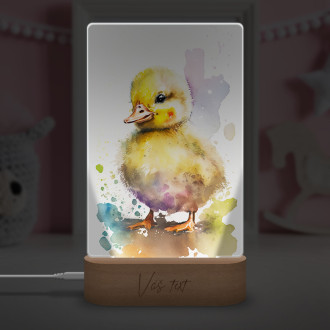 Lampa Akvarelová kačica