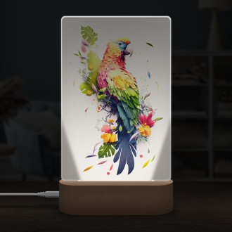Lampa Kvetinový papagáj