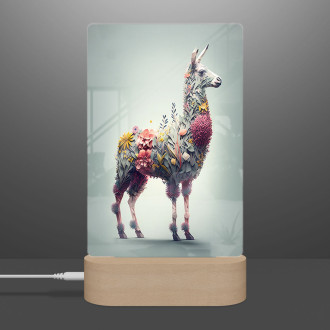 Lampa Kvetinová lama