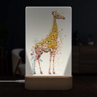 Lampa Kvetinové žirafa