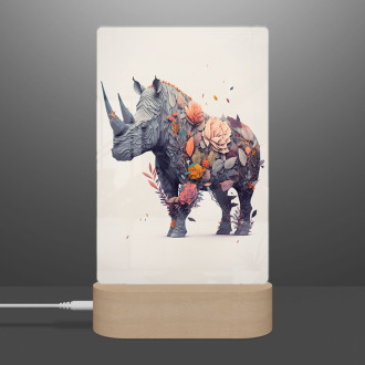 Lampa Kvetinový nosorožec