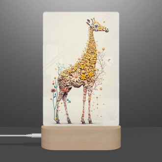 Lampa Kvetinové žirafa