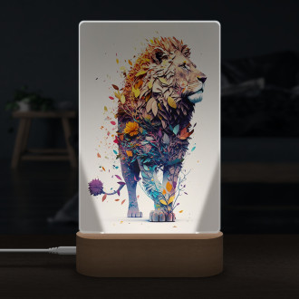 Lampa Kvetinový lev