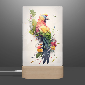 Lampa Kvetinový papagáj