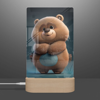 Lampa Animovaný medveď